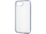 エレコム/iPhone16e ソフトケース メタリックペールブルー/PM-A25SUCTMBU