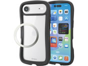 エレコム/iPhone Air ケース Grippy ブラック/PM-A25BGRPFCBK