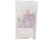 USB�X�g���b�v�P�[�u�� Type-CtoC PD60W �s���N/ANGLSTR2502P