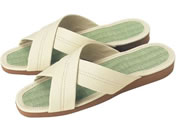 EBM/スリッパ 茶厚底 S-515 美草 カーフアイボリー(112)