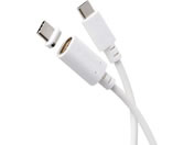 �G���R��/�}�O�l�b�g �[�d�P�[�u�� USB-C 1m �z���C�g/MPA-CCMA10WH
