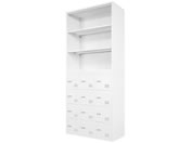 Netforce/�I�[�v������+12�l�p���b�J�[ 2��Z�b�g ��900mm WH