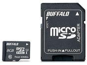 バッファロー/Class1 microSDHCカード 8GB/RMSD-008GU1SA