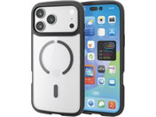 �G���R��/iPhone17ProMax�ϏՌ��P�[�X �u���b�N/PM-A25DTSLFCMBK