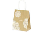 ササガワ/手提げ袋 レースィ 200×120×250mm 25枚/50-5412
