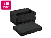 岐阜プラスチック工業/リス 折りコン 蓋有り 40L ブラック 5個