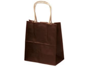 ササガワ/手提げ袋 ココア 180×100×210mm 25枚/50-5915