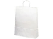 ササガワ/手提げ袋 白無地 320×110×420mm 10枚/50-6300