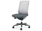 G)コクヨ/インスパイン ハイバック肘無 背白座灰 CRGA2502E1GME5V