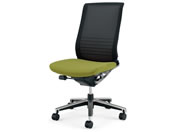 G)コクヨ/インスパイン ハイバック肘無 背黒座緑 CRGA2502E6GMQ3V