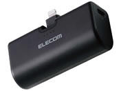 エレコム/モバイルバッテリー 5000mAh ライトニング 黒/DE-C58L-5000BK