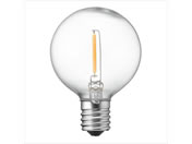 ヤザワ LED電球 低WG50ボール形 口金E17 電球色 クリア