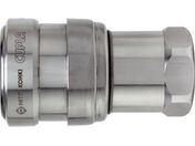 日東/ゼロスピルカプラ ステンレス製 ニトリルゴムNBR SG 相手側取付サイズR1/4 42815 ZEL-2S SUS NBR