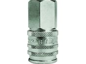 CEJN/スナップ・チェック/358 ワンタッチ検圧カップリング バルブ無し NPT1/4 メネジ 10-358-0402