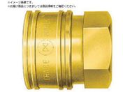 日東/TSPカプラ 真ちゅう製 ニトリルゴムSG NBR おねじ取付用ソケット 相手側R3/8 00599 3TSF BRASS NBR