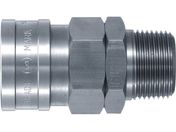 日東/ハイカプラ 鋼鉄製 ニトリルゴムNBR SG めねじ取付用ソケット 相手側Rc1/2 耐圧力2.0Mpa 00311 400SM STEEL NBR
