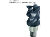 三菱/4枚刃難削材加工用 超硬制振スクエアヘッド10mm コート品 EP7020 IMX10S4HV10010 EP7020