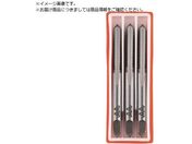 ISF/SKSハンドタップ メートルねじ・細目 3本組 4M0.75 IS-S-HT-4M0.75-S