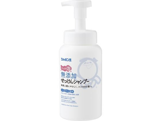 シャボン玉販売 無添加せっけんシャンプー泡タイプ 本体 520mL