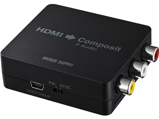 サンワサプライ HDMI信号コンポジット変換コンバーター VGA-CVHD3