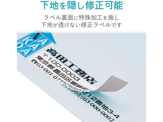 エレコム フリーカットラベル 修正用 A4 ホワイト 10枚 EDT-FUKMが749円【ココデカウ】