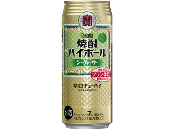 酒)宝酒造 焼酎ハイボール シークァーサー 7度 500ml 1缶