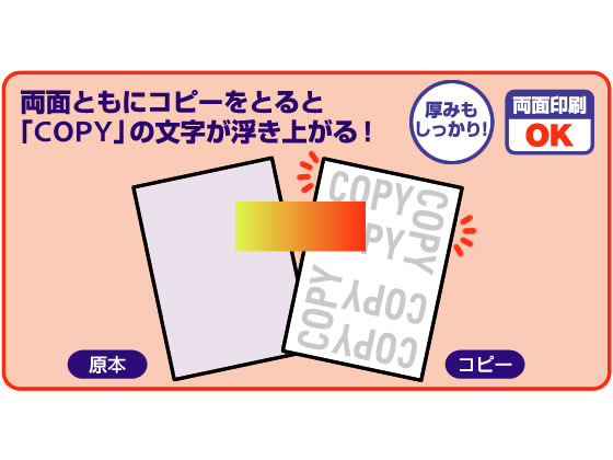 ヒサゴ コピー偽造予防用紙浮き文字A4両面1000枚 BP2110Z