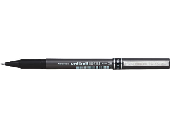 三菱鉛筆 水性ボールペン ユニボール 0.5mm 黒 UB155.24