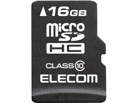 エレコム データ復旧サービス付 MicroSDHCカード Class10 16GB