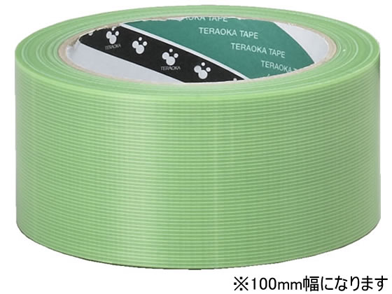 寺岡 養生用Pカットテープ 若葉 幅100mm×25m 1巻 NO4141