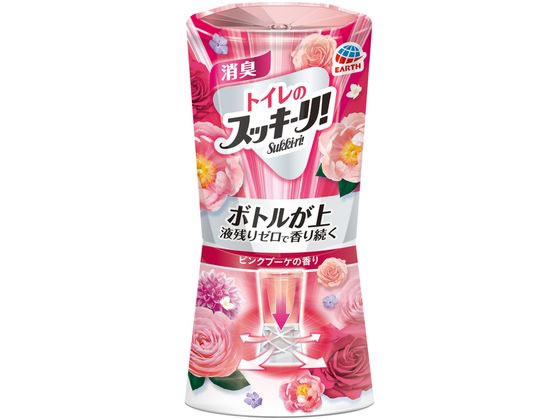 アース製薬 トイレのスッキーリ! ピンクブーケの香り 400mL