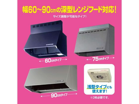 東洋アルミエコープロダクツ ワンタッチレンジフードカバー 60～90cm用が529円【ココデカウ】