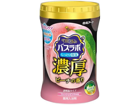 白元アース HERSバスラボボトル 濃厚ピーチ 600g