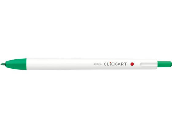 ゼブラ ノック式水性カラーペン クリッカート 緑 WYSS22-Gが72円【ココデカウ】