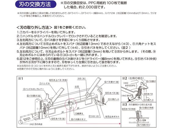 プラス 断裁機PK-511・511L専用替刃 PK-511H 26-153 26153/PK-511Hが