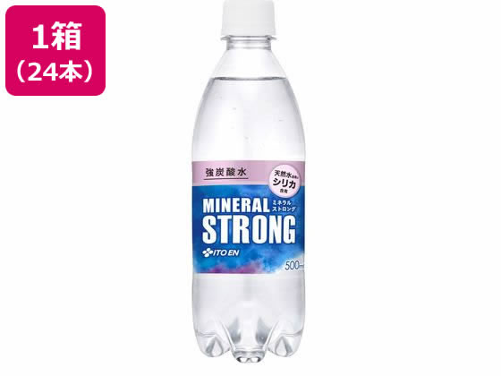 伊藤園 ミネラル ストロング 強炭酸水 500ml×24本が2,473円【ココデカウ】