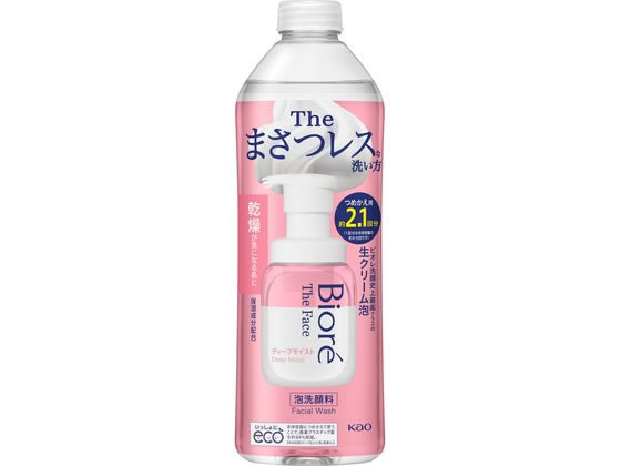 KAO ビオレ ザ・フェイス 泡洗顔料 ディープモイスト 詰替用 340mL