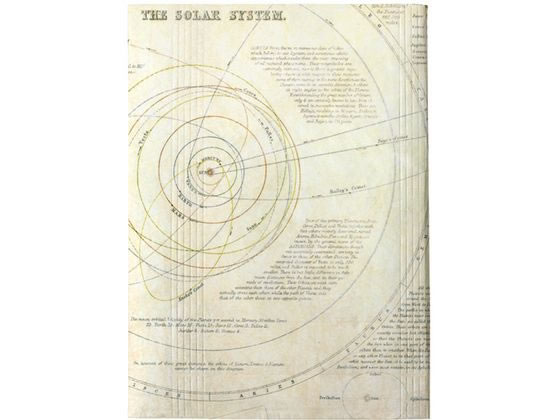 アーティミス フリーサイズブックカバー 天文図鑑 FFSBC864