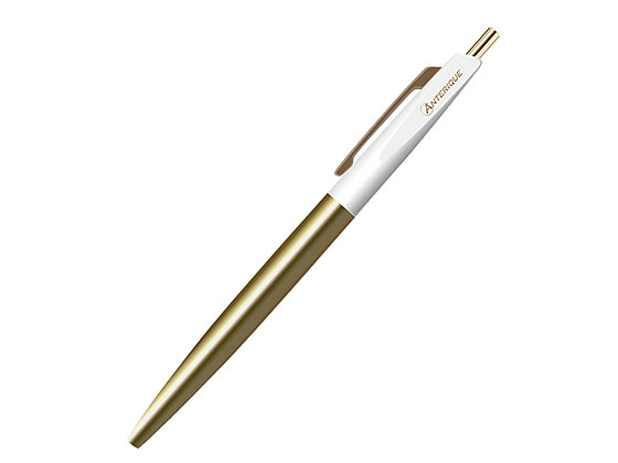 アンテリック 油性ボールペン BRASS 0.5mm スノーホワイト BP2-SW