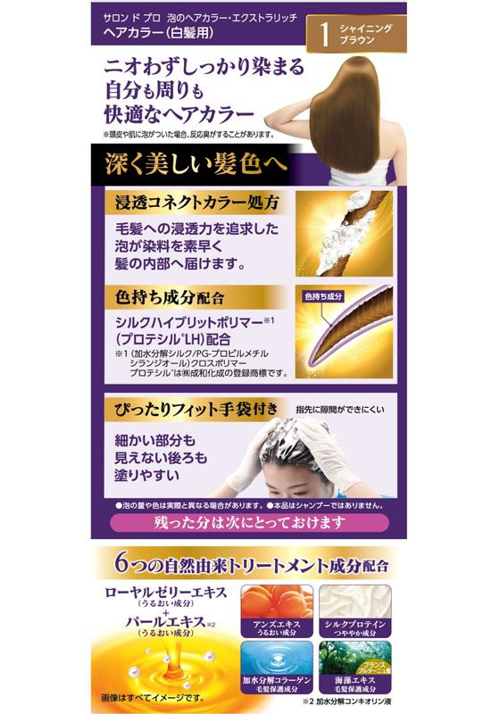 ダリヤ サロンドプロ 泡のヘアカラーEX(白髪用) 1が993円【ココデカウ】