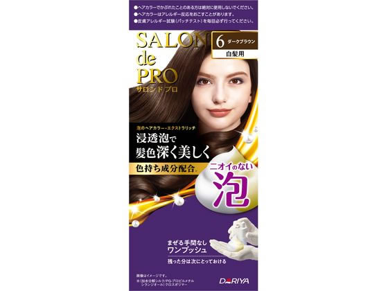 ダリヤ サロンドプロ 泡のヘアカラーEX(白髪用) 6