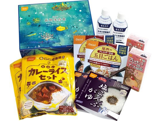 尾西食品 長期保存食ギフトボックス 1日2人分