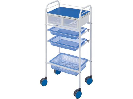 �J���[�Z�b�g��(C-208)�u���[ 416�~300�~890mm 0-9224-03