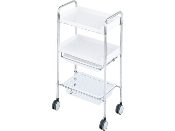 �J���[�Z�b�g��(C-161)�z���C�g 485�~300�~895mm 0-9225-01