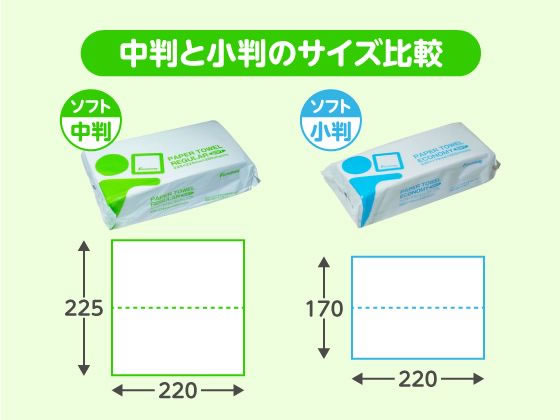 Forestway ペーパータオル エコノミー ソフトタイプ 200枚×48パック FRW174744が3,960円【ココデカウ】