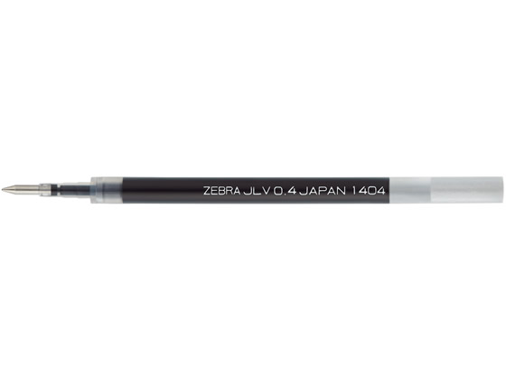 ゼブラ ジェルボールペン替芯 JLV-0.4芯 黒 RJLV4-BK