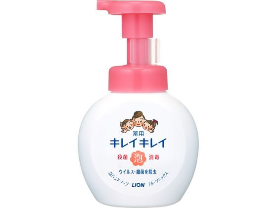 LION キレイキレイ薬用泡ハンドソープ フルーツミックス ポンプ 250mL