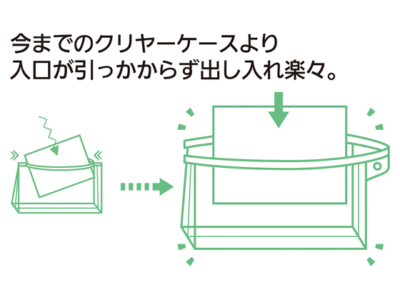 リヒトラブ クリアーケース フルオープン マチ付き B5 S 緑 F 455 7が332円 ココデカウ