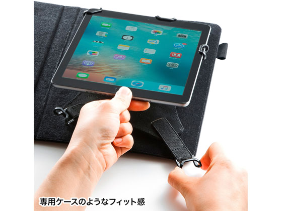 サンワサプライ タブレットpcマルチサイズケース 8インチ スタンド機能付き Pda Tabpr8bkが3 701円 ココデカウ