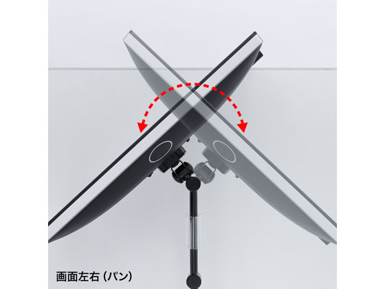 サンワサプライ 水平多関節液晶モニタアーム(1面) CR-LA1501BKが11,511円【ココデカウ】